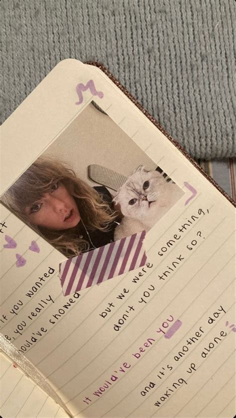 Taylor Swift Core Aesthetic Art Journal Therapy Journal 3 Bullet