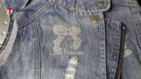 Laser Marking On Denim Clothes Create Customize Designs Youtube