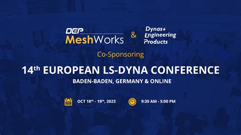 Dep Silver Sponsors The Th European Ls Dyna Conference Detroit