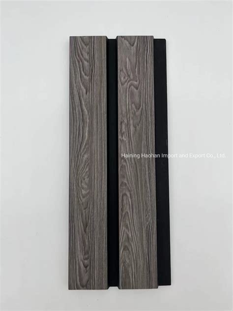 Factory Waterproof Multi Color Ps Wooden Wall Panel Charcoal Panel