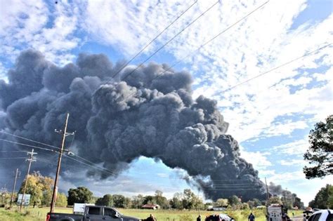 Chemical Cleanup Continues After Explosion And Fire In Shepherd On