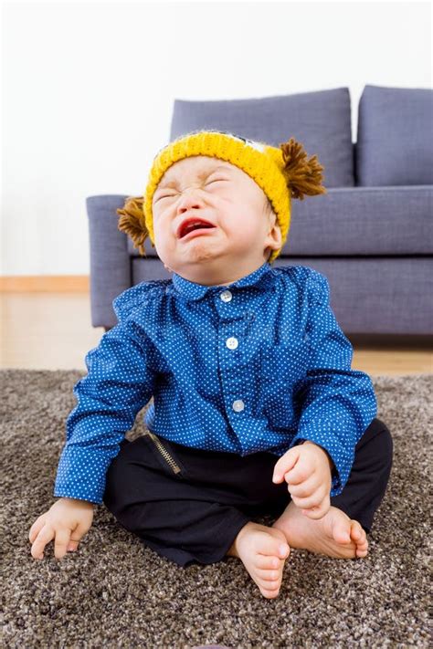 Baby Crying At Home Stock Photo Image Of Asia Chubby 36569726