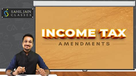 All Income Tax Amendments For Dec Ca Inter Final Exams Youtube