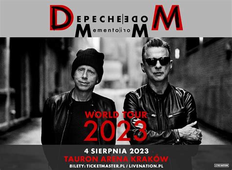 Depeche Mode Memento Mori World Tour at Tauron Arena Kraków Karnet