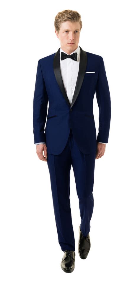 Royal Blue Wedding Tuxedos For Groom Piece Slim Fit Men Suit Formal