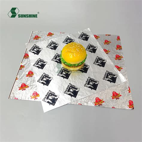 Restaurants Fast BBQ Hot Food Foil Paper Honeycomb Silver Insulated