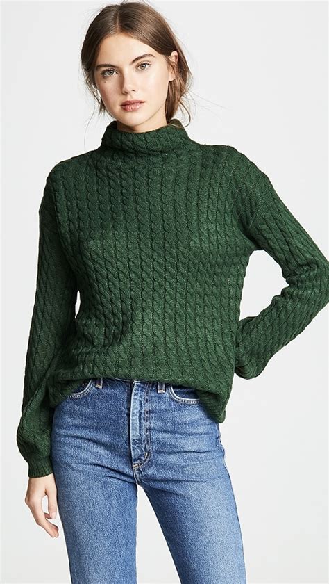 Line And Dot Juniper Cable Knit Sweater Shopbop