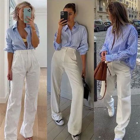 5 Infallible And Timeless Looks To Combine Your White Pants