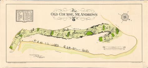 The Old Course, St. Andrews | Curtis Wright Maps