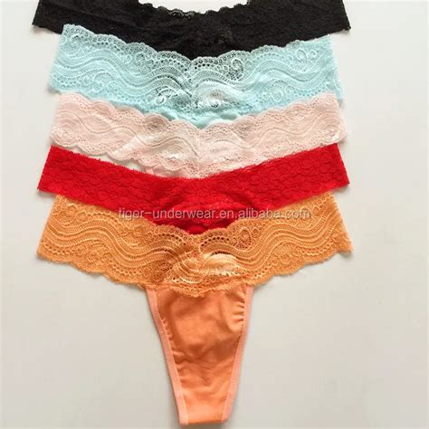 New Beautiful Mature Lady Transparent Sexy Women Panty Thong Underwear