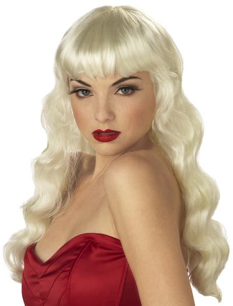 Pin Up Girl Blonde Vintage 50s 40s Women Costume Wig Ebay