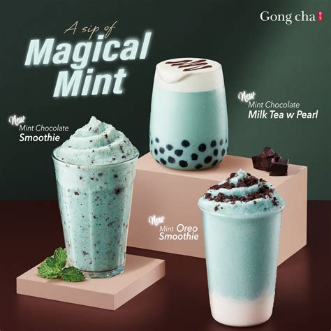 Gong Cha Offers A Sip Of Magical Mint As Its Seasonal Treat Mini Me