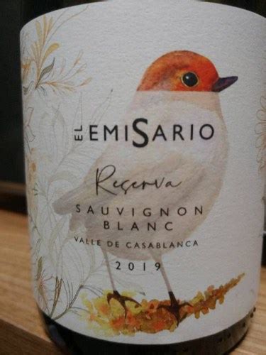 Viña Casa Romero El Emisario Reserva Sauvignon Blanc Vivino Brasil