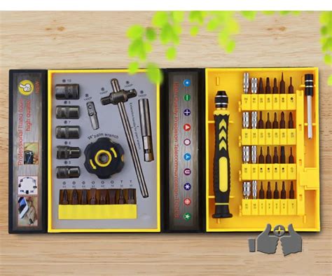 Multifunction Screwdriver Set Ratchet Sleeve 47 In 1 Repair Tools