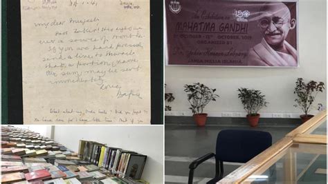 Mahatma Gandhi S Rare Letters Displayed By Jamia Millia Islamia India