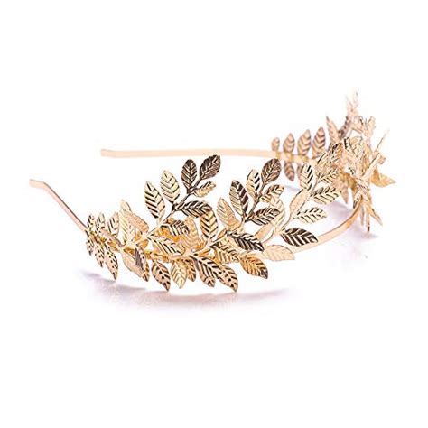 Chmier Bridal Headband Leaf Vine Headband Gold Leaf Crown Leaf Tiara