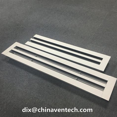 Hvac Duct Work Flowbar Diffuser Air Supply Linear Slot Diffuser With Plenum Box Ventech