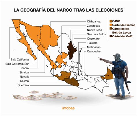 El mapa del narcotráfico en México tras las elecciones 2021 Reporte