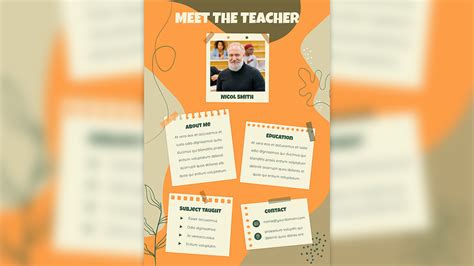 Meet The Teacher Presentation Template Free Slidekit