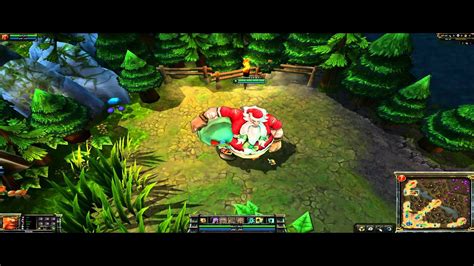 League Of Legends Santa Gragas Skin Youtube