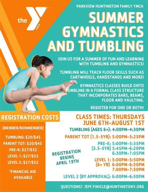 Gymnastics And Tumbling Huntington Ymca