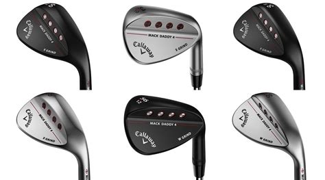 New Callaway Mack Daddy 4 Wedges With Groove In Groove Milling