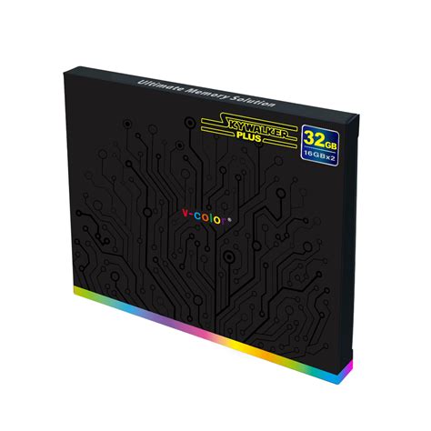 Jual RAM V COLOR SKYWALKER PLUS DDR4 32GB 2x16GB 3600MHz BLACK