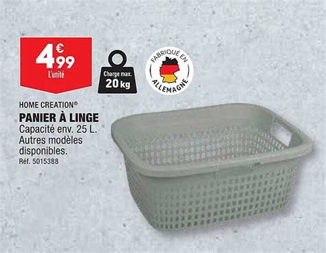 Promo Panier Linge Home Creation Chez Aldi Icatalogue Fr