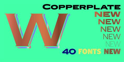 Copperplate New Font Family - Free Font