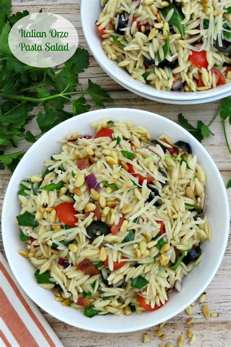 Italian Orzo Pasta Salad