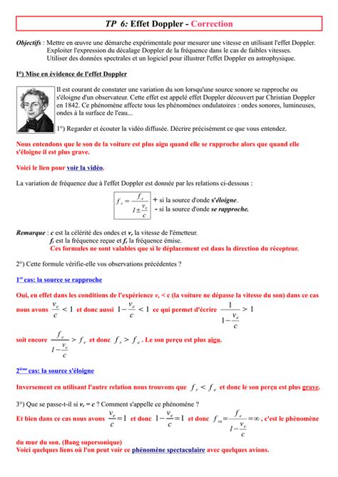 Ntroduire 108 Imagen Formule De L Effet Doppler Fr Thptnganamst Edu Vn