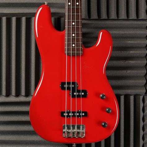 Squier JV PJ 555 1983 Torino Red Reverb