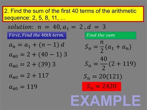 Arithmetic Sequence Of The Sum G10pptx