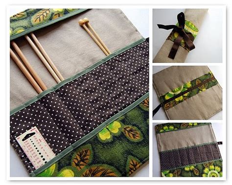 Madebyloulabelle How To Make A Knitting Needle Roll