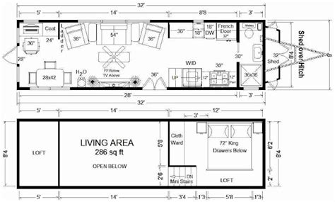 Simple Tiny Trailer House Plans