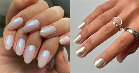 Chrome Nails Are Springs Cool Girl Manicure Trend For Glamour