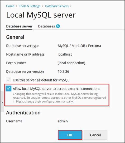 How To Enable Remote Access To Mysqlmariadb Server In Plesk Support Cases From Plesk