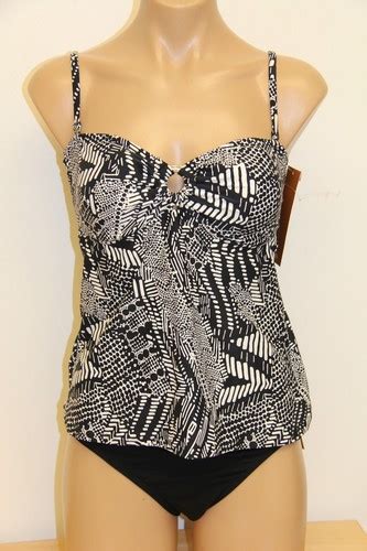 NWT Captiva Swimsuit Tankini Bikini 2 Piece Set Sz S EBay