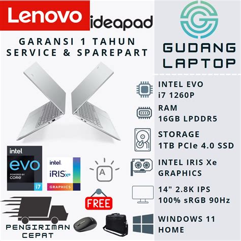 Jual Laptop Slim Lenovo Ideapad Slim I I Gen P Gb Ddr