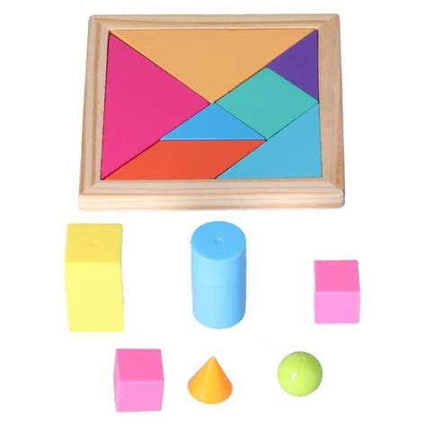 Fdit Tangrams Pour Enfants Enfants Tangrams 3 En 1 Coins Arrondis