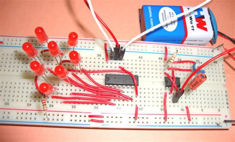 Heart Shaped Serial Led Flasher Circuit Diagram Using Ic 555 And Ic 4017