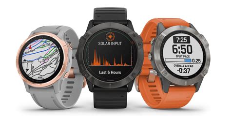 Garmin Fenix 6 - Next generation sports watch with solar charging glass