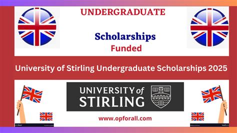 University Of Stirling Undergraduate Scholarships 2025 In Uk Opforall