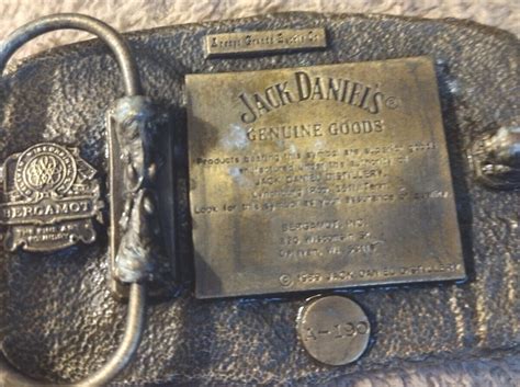 JACK DANIELS OLD TIME TENNESSEE WHISKEY BELT BUCKLE V Gem