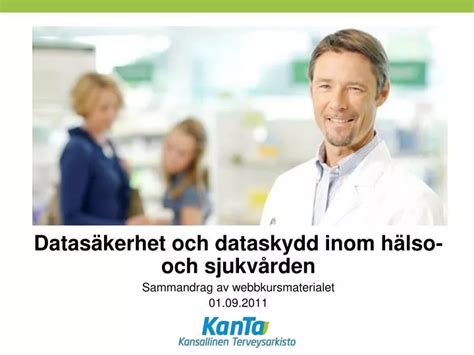 PPT Datasäkerhet och dataskydd inom hälso och sjukvården PowerPoint