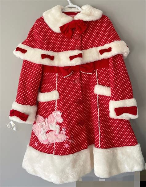 Free Worldwide Shipping Angelic Pretty Red Polkadot Angel Pony Coat