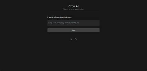 Cron Ai An Ai Powered Cron Expression Generator