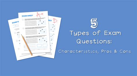 5 Types Of Exam Questions Detailed Analysis For Teachers In 2025