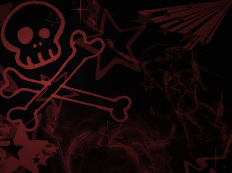 Red And Black Skull Wallpapers Group (72+)