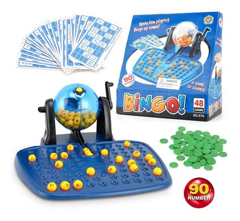 Bingo Juego De Mesa Con Cartones N Meros Y Bolillero Tmo